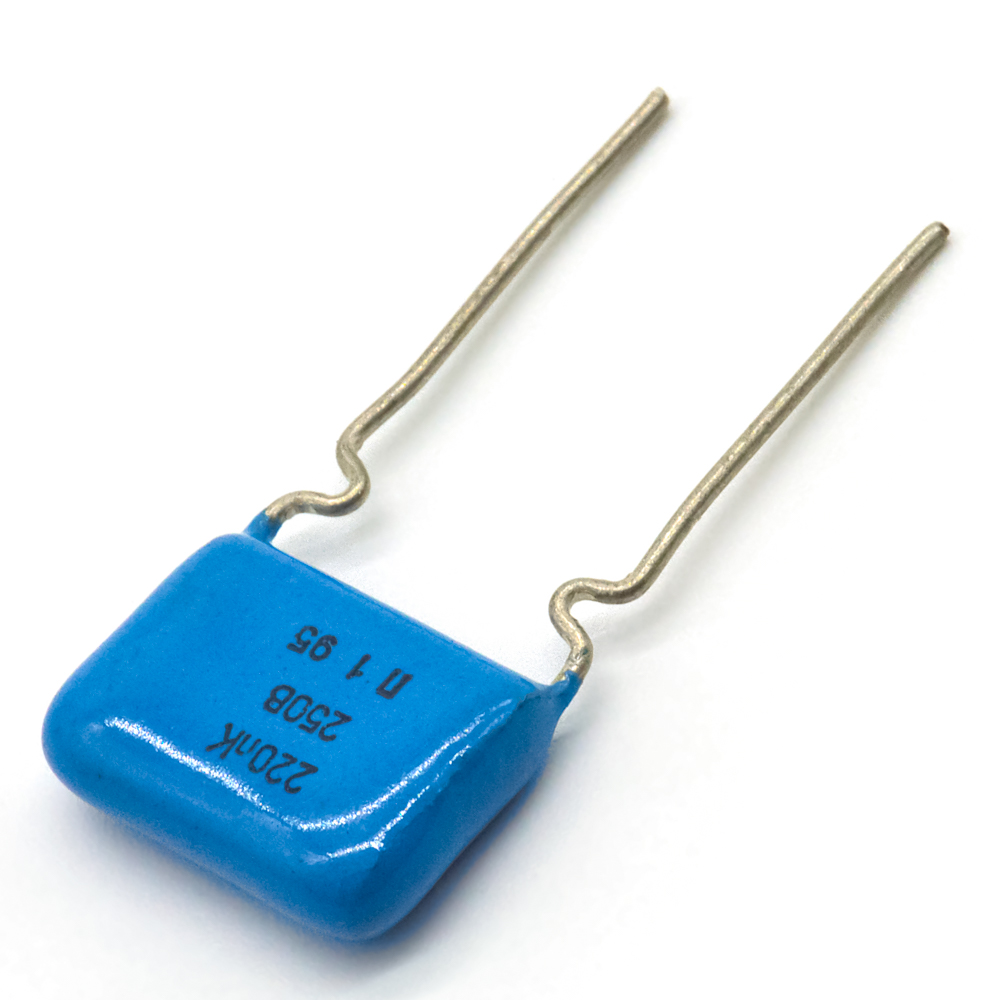 К73-17 0,22mkF(мкФ) 250V(Вольт) ±10% Конденсатор пленочный, полиэтилентерефталатный, фото