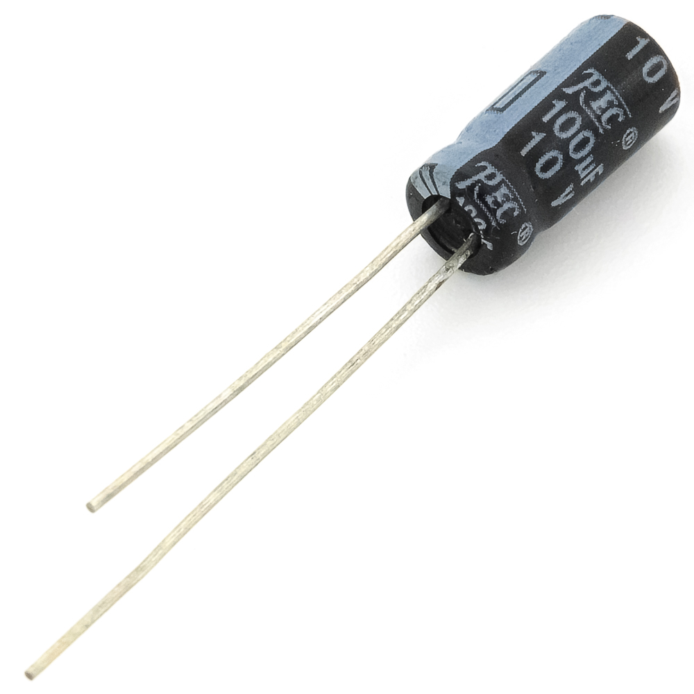 ECAP (К50-35) 100mkF(мкФ) 10V 85°С 5х11 TREC Конденсатор электролитический, фото