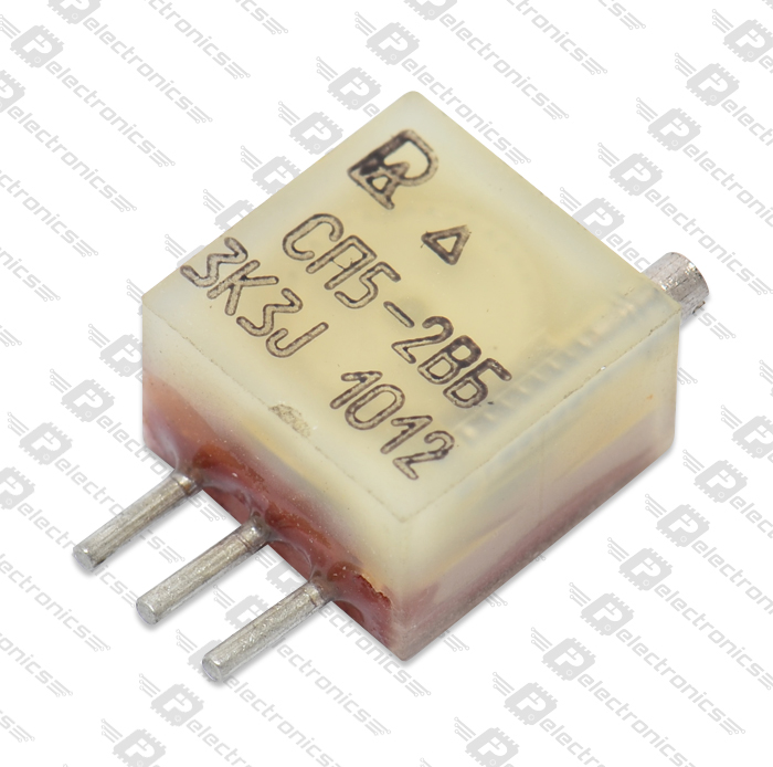 СП5-2ВБ 0,5W(Ватт) 3,3kΩ(кОм)-А±5% Резистор подстроечный многооборотный., фото