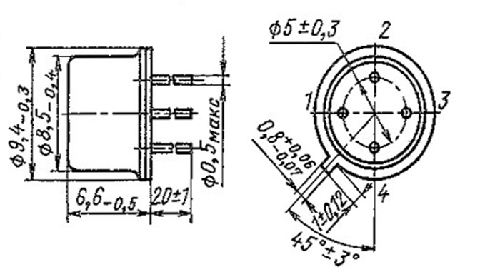 АОД101В Оптопара диодная купить в интернет-магазине «Ай-Пи Электрон» с ...