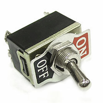 KN3(C)-201 on-off, 6А(Ампер) 250V(Вольт) Тумблер двухполюсный, винт, RUICHI, фото