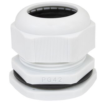 PG42 30-38 mm Кабельный ввод(гермоввод), сальник серый, фото