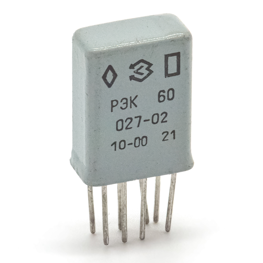 РЭК60 РВИМ.647612.027-02 2 перекл. 12VDC Реле, 2020г (арт. SN-5041 ...