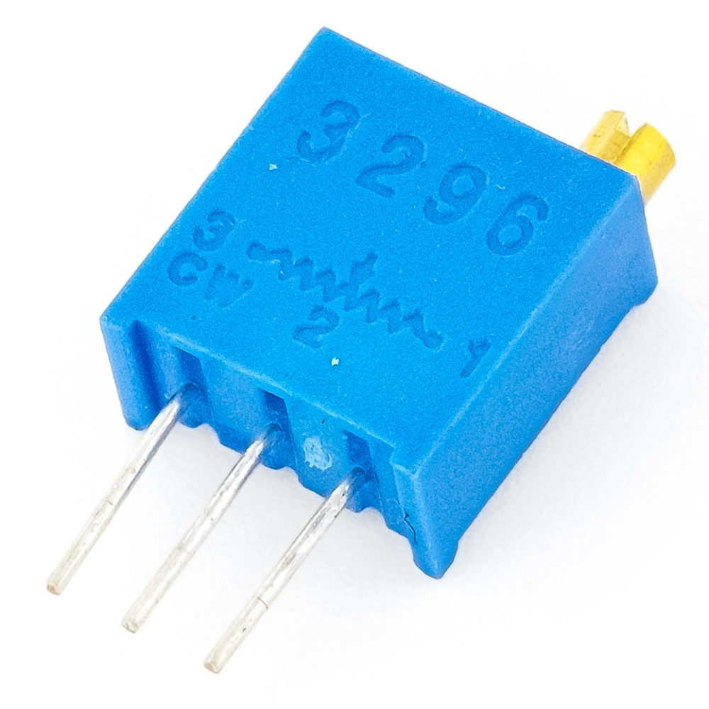 3296W-1-102(СП5-2ВБ) 0,5W(Ватт) 1kΩ(кОм)-А±10% Резистор подстроечный многооборотный, фото