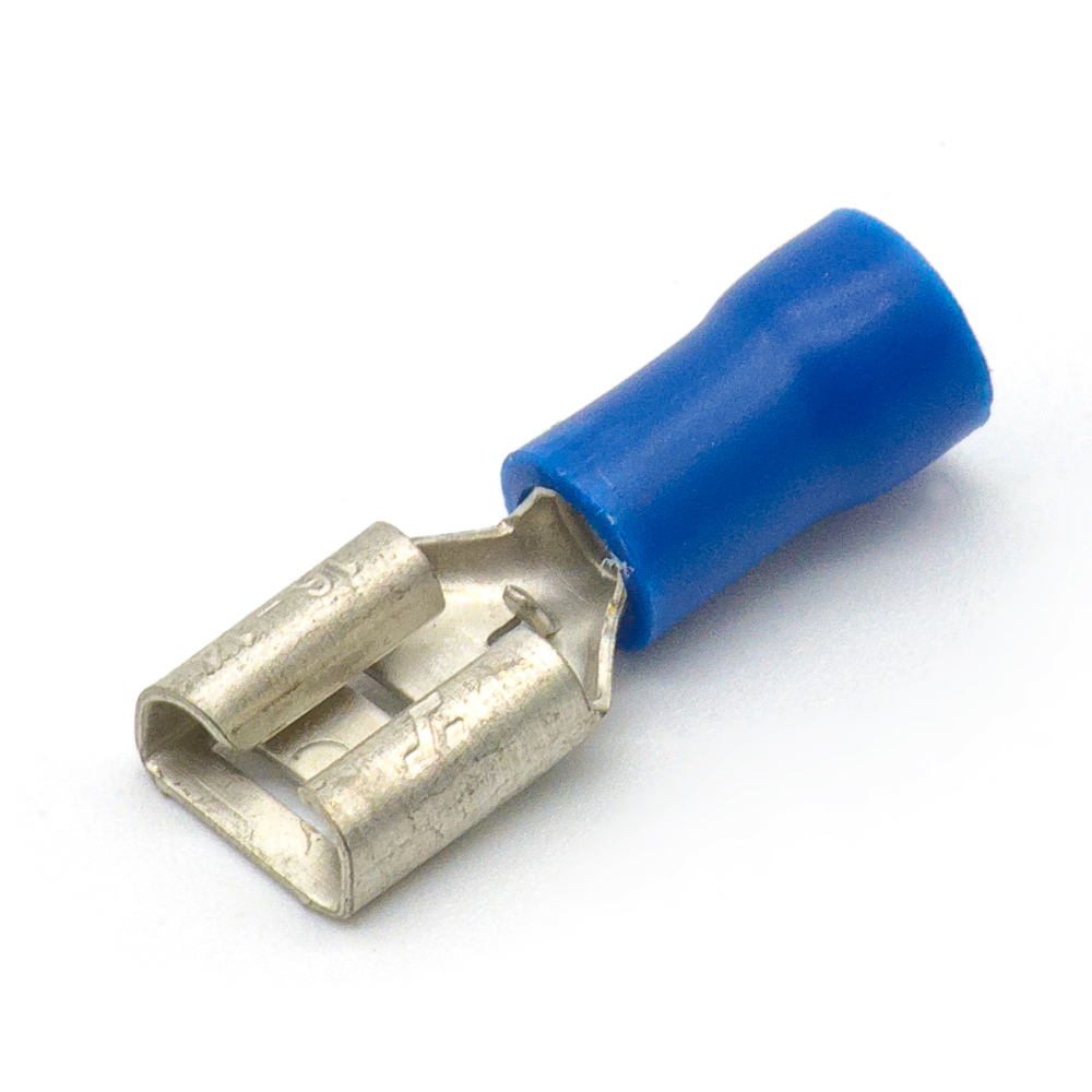 FDD2-250 (РПИ-М 2,5-6,3) 6,3mm, 1,5-2,5 mm², blue Клемма ножевая, изолированная., фото