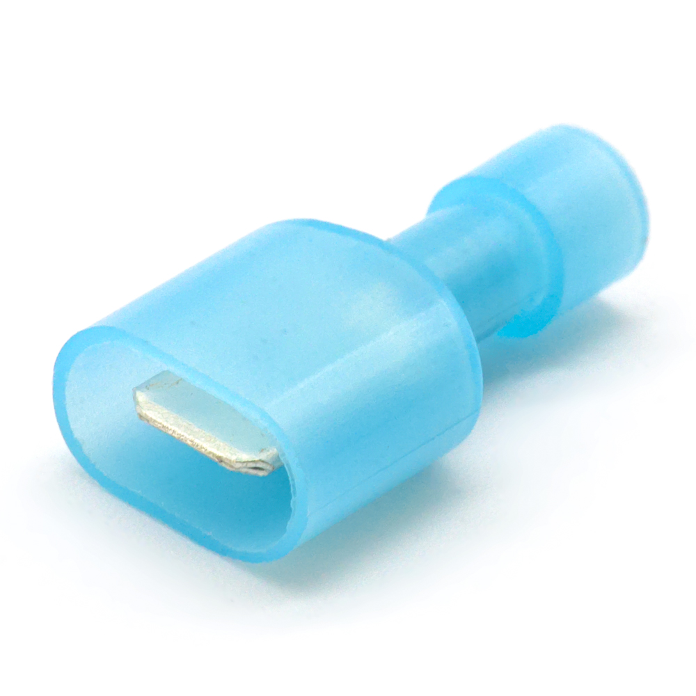 MDFNY2-250 (РПИ-П(н) 2,5-6,3) 6,3mm, 1,5-2,5 mm², blue Клемма ножевая, изолированная (штекер), фото