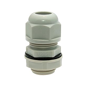 MGB20M-08G 5-9 mm Кабельный ввод(гермоввод), сальник серый, фото