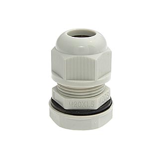 MGB20M-08G-ST 5-9 mm Кабельный ввод(гермоввод), сальник серый, фото