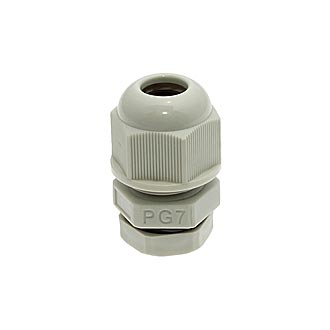 PGB7-07G 4-8 mm Кабельный ввод(гермоввод), сальник серый, фото