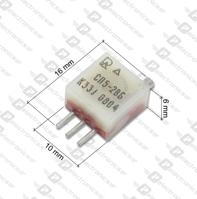 СП5-2ВБ 0,5W(Ватт) 330Ω(Ом)-А±5% Резистор подстроечный многооборотный., фото