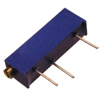 3006P-1-105 0,5W(Ватт) 1MΩ(МОм)-А±10% Резистор подстроечный многооборотный, фото