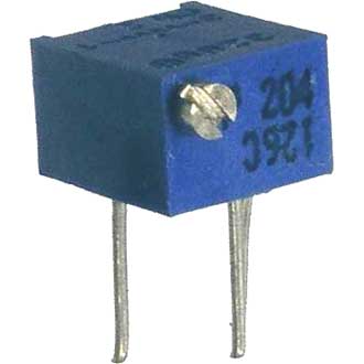 3266P-1-105 0,5W(Ватт) 1MΩ(МОм)-А±10% Резистор подстроечный многооборотный, фото