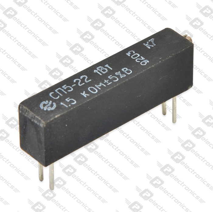 СП5-22 1W(Ватт) 1,5kΩ(кОм)-А±5% Резистор подстроечный многооборотный, фото