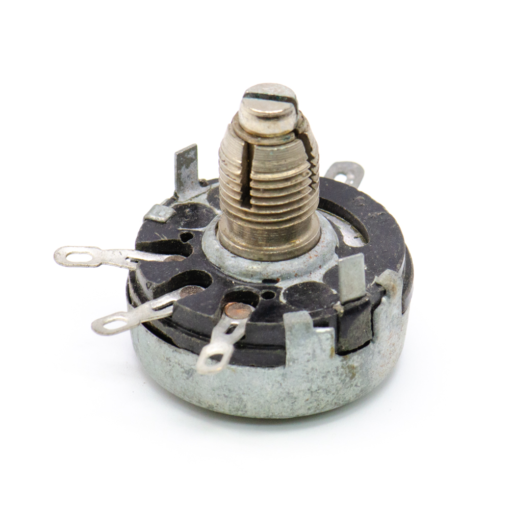 СП-2(II) 1W(Ватт) 6,8kΩ(кОм)±20%-А, ВС2-16 сплошной с шлицем Резистор переменный (потенциометр), "1", фото