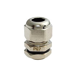PBA07-08 4,5-8 mm Кабельный ввод(гермоввод), сальник металл, фото