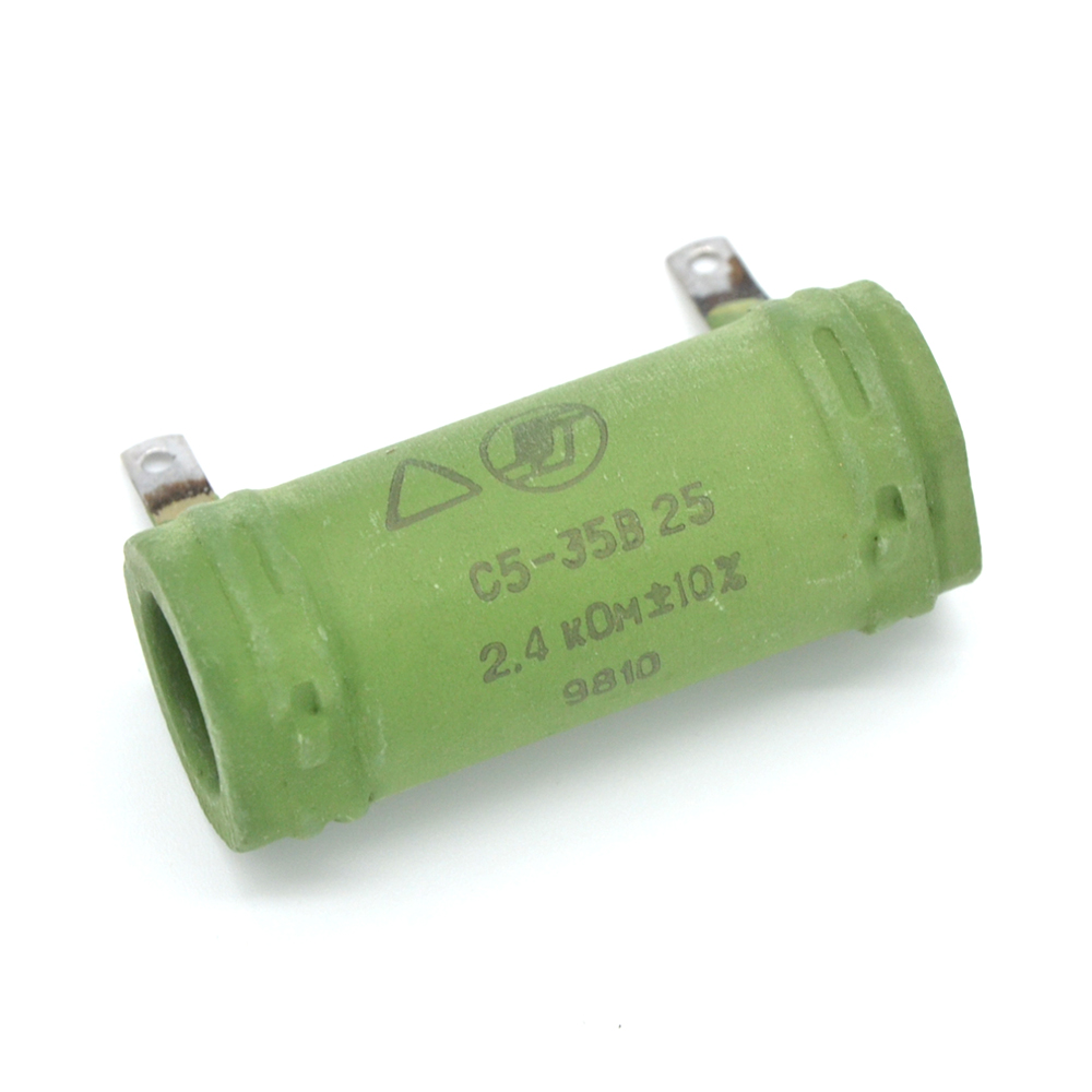 С5-35В 25W(Ватт) 2,4kΩ(кОм)±10% Резистор постоянный купить в интернет ...