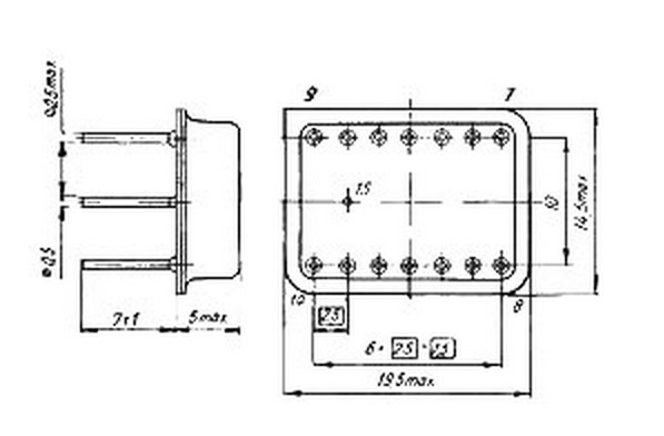 К284КН1А Микросхема, 1990г купить в интернет-магазине «Ай-Пи Электрон ...