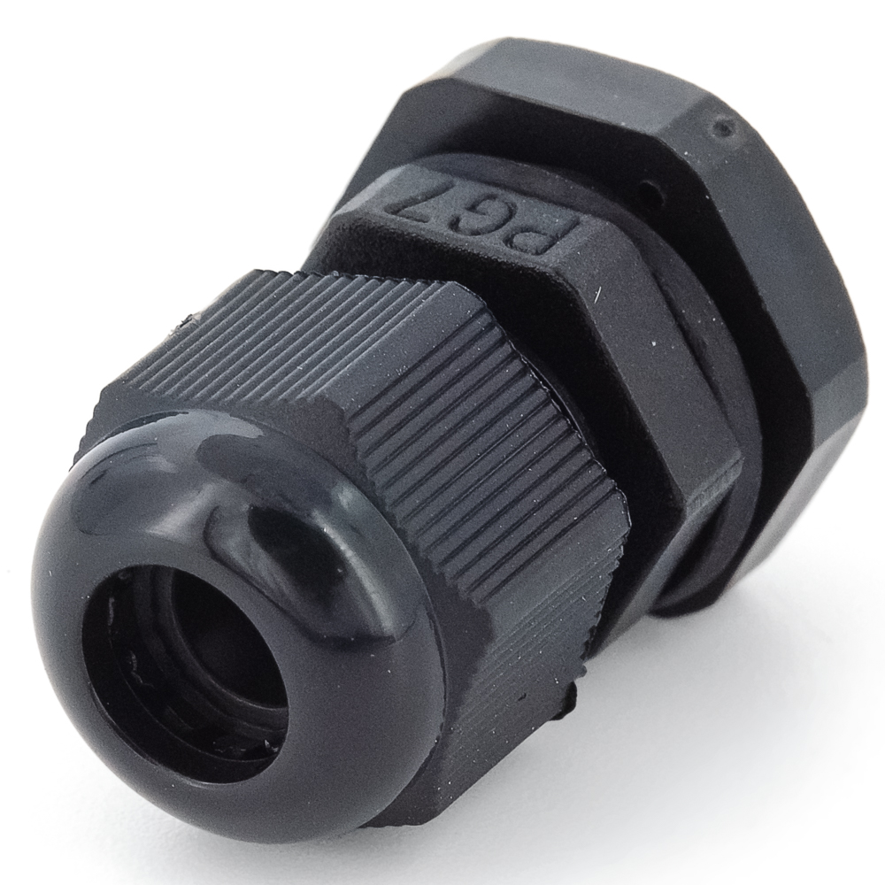 PG7 3,5-6 mm Кабельный ввод(гермоввод), сальник черный., фото
