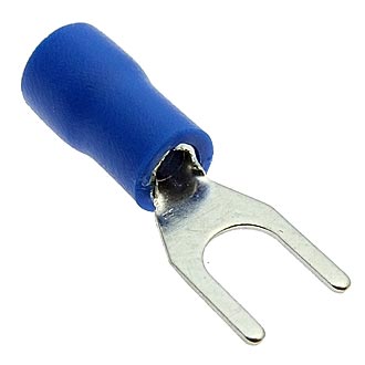 SV1.25-4 (НВИ1,5-4) 4mm, 0,5-1,5mm² blue Клемма вилочная, изолированная, фото