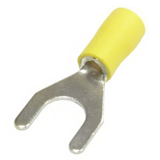 SV5.5-8 (НВИ6-8) 8mm, 4-6mm² yellow Клемма вилочная, изолированная, фото