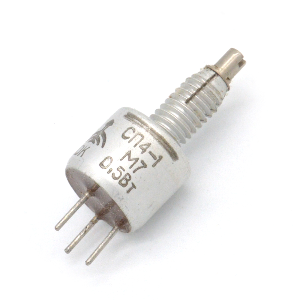 СП4-1б 0,5W(Ватт) 10kΩ(кОм)-А±20% ВС2-16(под шлиц) Резистор однооборотный., фото