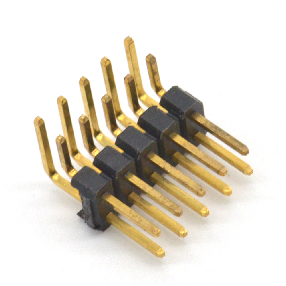 PLD-10R вилка штыревая 2,54 мм угловая (арт. TN-4761) купить в интернет ...