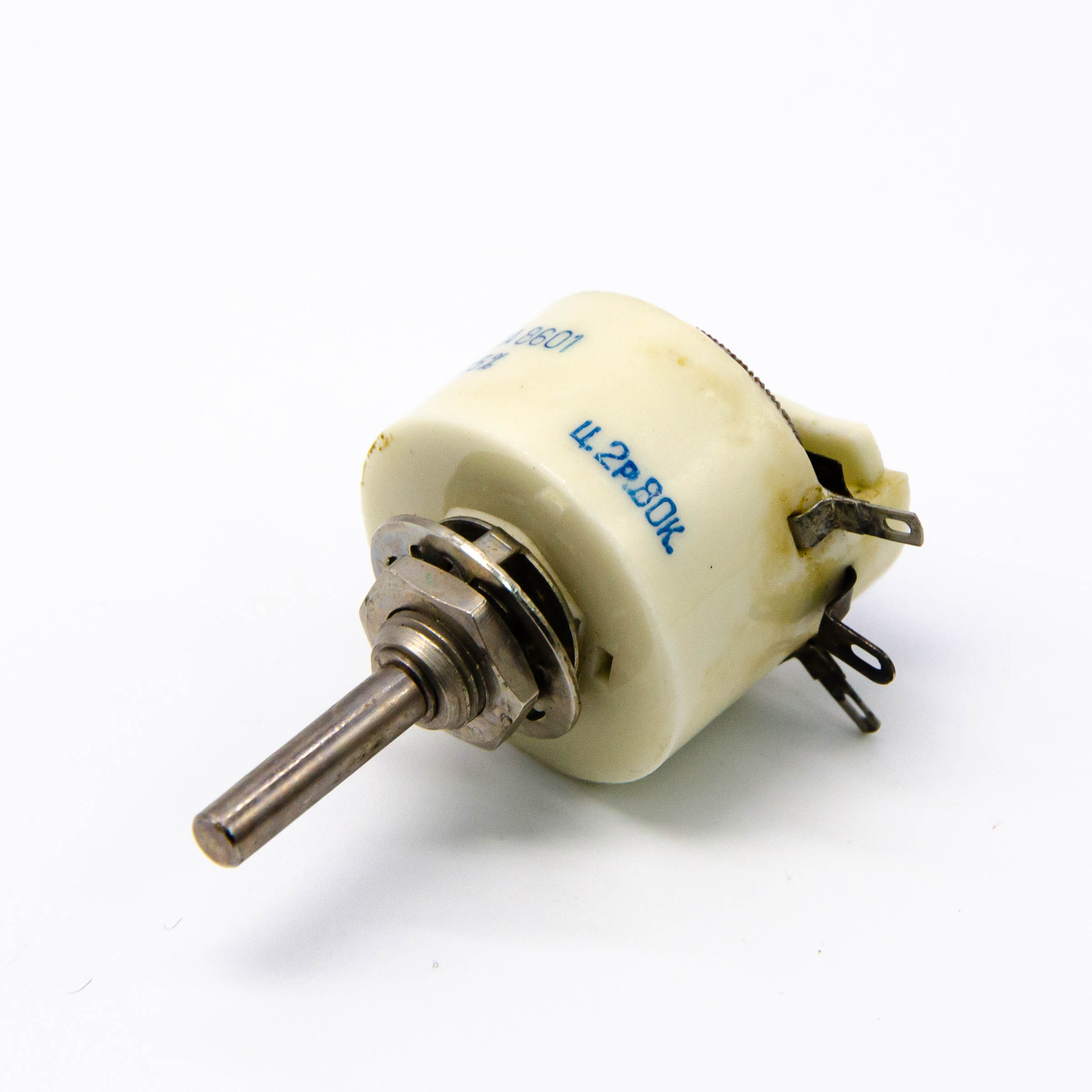 ППБ-3А 3W(Ватт) 33Ω(Ом)-А±5%, А-ВС1(сплошной гладкий) Резистор переменный (потенциометр), фото