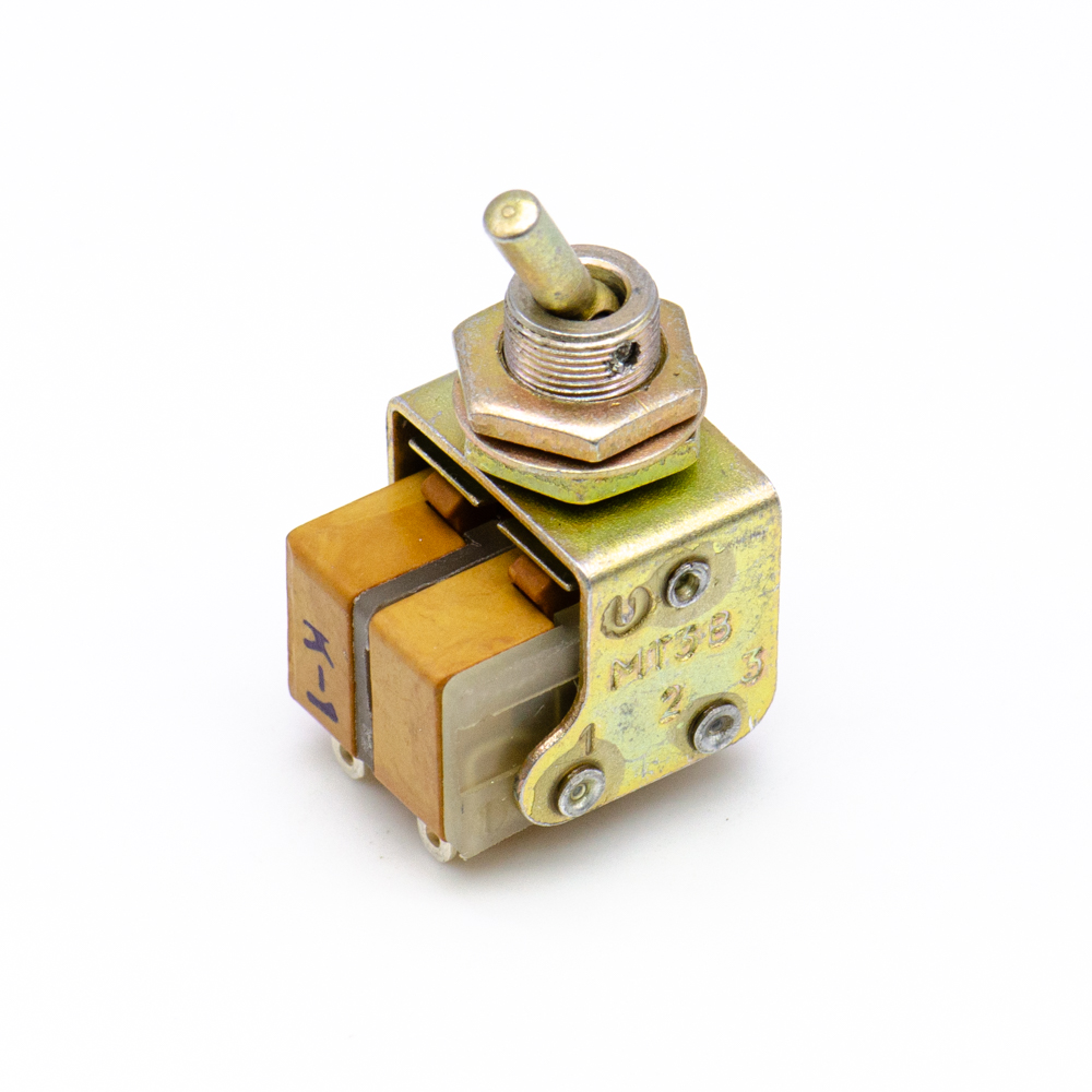 МТ3В on-on, 3A(Ампер) 250V(Вольт) Микротумблер двухполюсный, пайка, АГ0.360.207ТУ, 2024 фото 360 №1