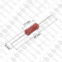 МЛТ-2W(Ватт) 100kΩ(кОм)±5% Резистор металлопленочный, ОЖ0.467.180ТУ