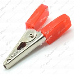 Зажим"крокодил" 8-0029 red 7мм
