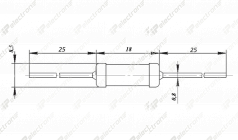 С2-33Н 2W(Ватт) 10Ω(Ом)±5% Резистор металлопленочный, ОЖ0.467.093ТУ.